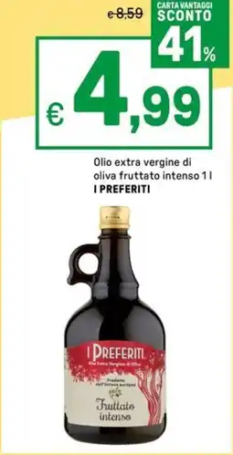 Iper La Grande Olio extra vergine di oliva fruttato intenso I PREFERITI offerta