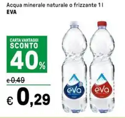 Iper La Grande Acqua minerale naturale o frizzante EVA offerta