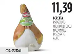 Carico Cash & Carry Beretta prosciuto crudo dei colli nazionale disossato offerta