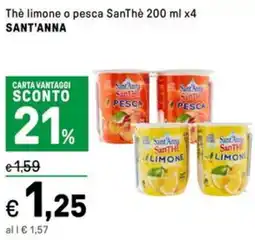 Iper La Grande The limone o pesca SanThèSant Ant Santh PESCA SANT'ANNA offerta