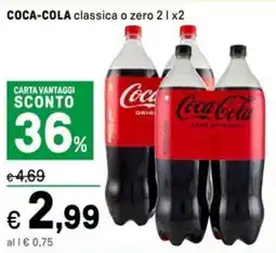 Iper La Grande COCA-COLA classica o zero offerta