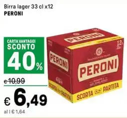 Iper La Grande Birra Birra lager PERONI offerta