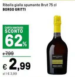Iper La Grande Ribolla gialla spumante Brut BORGO GRITTI offerta