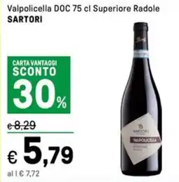 Iper La Grande Valpolicella DOC Superiore Radole SARTORI offerta