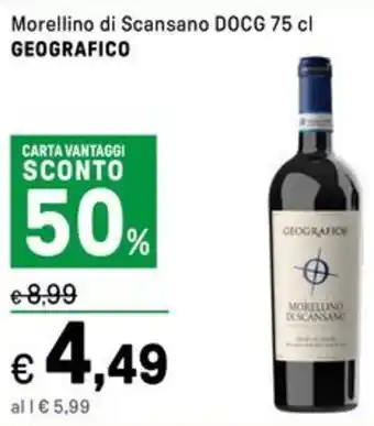 Iper La Grande Morellino di Scansano DOCG GEOGRAFICO offerta