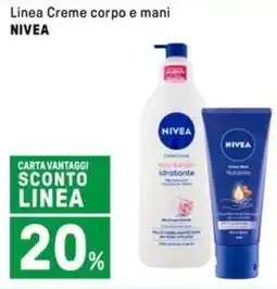 Iper La Grande Linea Creme corpo e mani NIVEA offerta