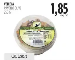 Carico Cash & Carry Velleca ravello olive offerta