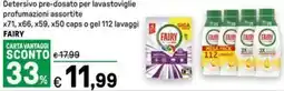 Iper La Grande Detersivo pre-dosato per lavastovigliex71, x66, x59, x50 caps o gel FAIRY offerta