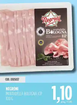 Carico Cash & Carry Negroni mortadella bologna igp offerta