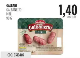 Carico Cash & Carry Galbani galbanetto mini offerta