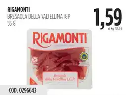 Carico Cash & Carry Rigamonti bresaola della valtellina igp offerta