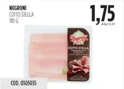 Carico Cash & Carry Negroni cotto stella offerta