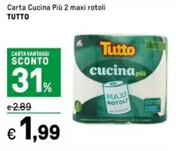Iper La Grande Carta Cucina Più 2 maxi rotoli TUTTO offerta