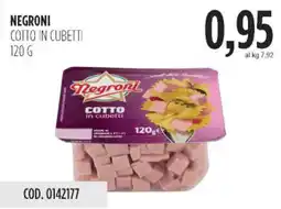Carico Cash & Carry Negroni cotto in cubetti offerta