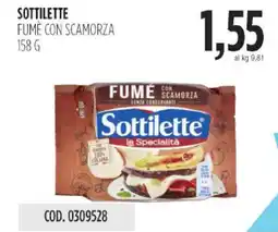 Carico Cash & Carry Sottilette fumè con scamorza offerta