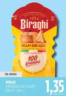 Carico Cash & Carry Biraghi formaggio grattugiato fresco offerta
