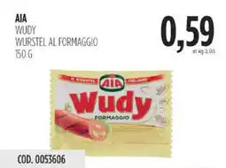 Carico Cash & Carry Aia wudy wurstel al formaggio offerta