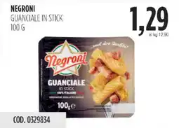 Carico Cash & Carry Negroni guanciale in stick offerta
