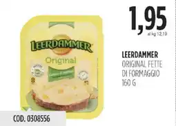 Carico Cash & Carry Leerdammer original fette di formaggio offerta