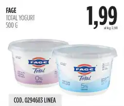 Carico Cash & Carry Fage total yogurt offerta
