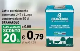 Iper La Grande Latte parzialmente scremato UHT a Lunga conservazione GRANAROLO offerta