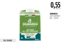 Carico Cash & Carry Granarolo latte scremato uht offerta