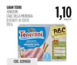 Carico Cash & Carry Gran terre teneroni l'abc della merenda dischetti di cotto offerta