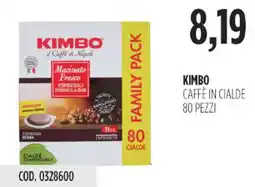 Carico Cash & Carry Kimbo caffè in cialde offerta