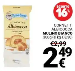 Supermercati Gulliver Cornetti albicocca MULINO BIANCO offerta