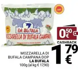 Supermercati Gulliver Mozzarella di bufala campana dop LA BUFALA offerta