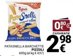 Supermercati Gulliver Patasnella barchette PIZZOLI offerta