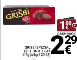 Supermercati Gulliver Grisbì special edition KITKAT offerta