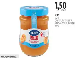 Carico Cash & Carry Hero light confettura di frutta senza zuccheri aggiunti offerta