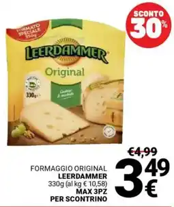 Supermercati Gulliver Formaggio original LEERDAMMER offerta