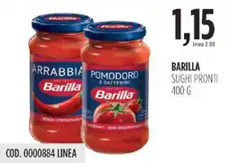 Carico Cash & Carry Barilla sughi pronti offerta