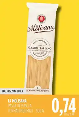 Carico Cash & Carry La molisana pasta di semola formati normali offerta