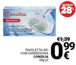 Supermercati Gulliver Tavoletta wc con candeggina CONSILIA offerta