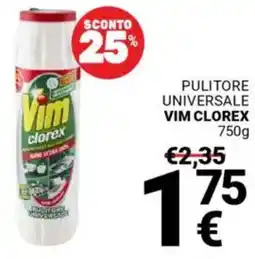 Supermercati Gulliver Pulitore universale VIM CLOREX offerta