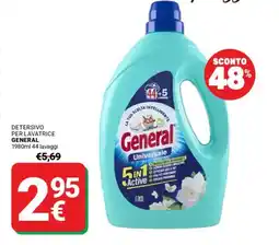 Supermercati Gulliver Detersivo per lavatrice GENERAL offerta