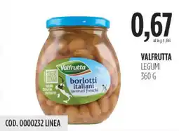 Carico Cash & Carry Valfrutta legumi offerta