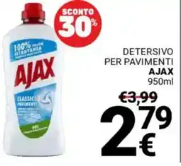 Supermercati Gulliver Detersivo per pavimenti AJAX offerta