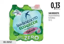 Carico Cash & Carry San benedetto acqua minerale naturale offerta