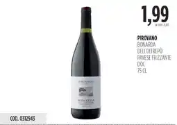 Carico Cash & Carry Pirovano bonarda dell'oltrepò pavese frizzante doc offerta
