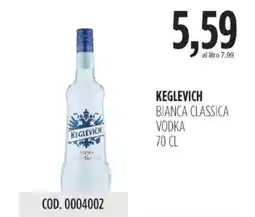 Carico Cash & Carry Keglevich bianca classica vodka offerta