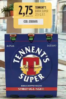Carico Cash & Carry Tennent's birra super offerta