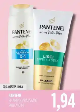 Carico Cash & Carry Pantene shampoo/balsamo offerta