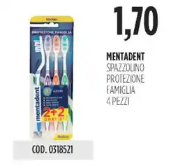 Carico Cash & Carry Mentadent spazzolino protezione famiglia offerta