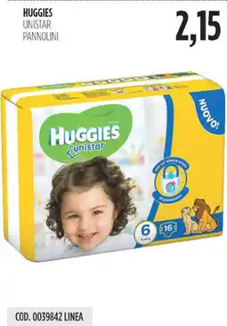 Carico Cash & Carry Huggies unistar pannolini offerta