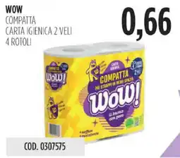 Carico Cash & Carry Wow compatta carta igienica offerta