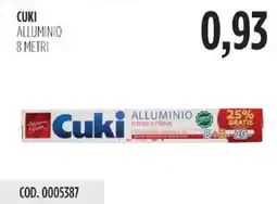 Carico Cash & Carry Cuki alluminio offerta